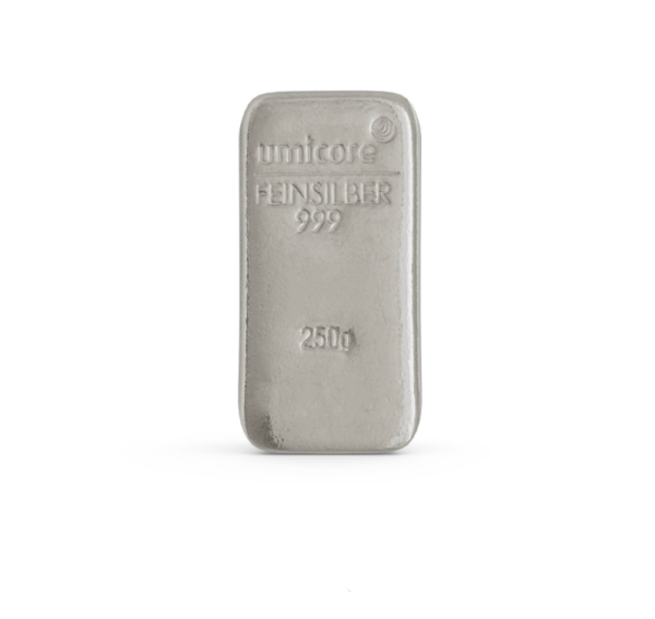 Литой слиток Umicore 250 г